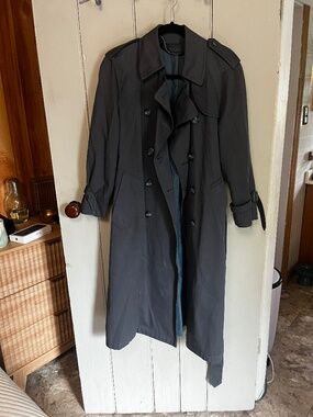 London Fog Blue Trench Coat